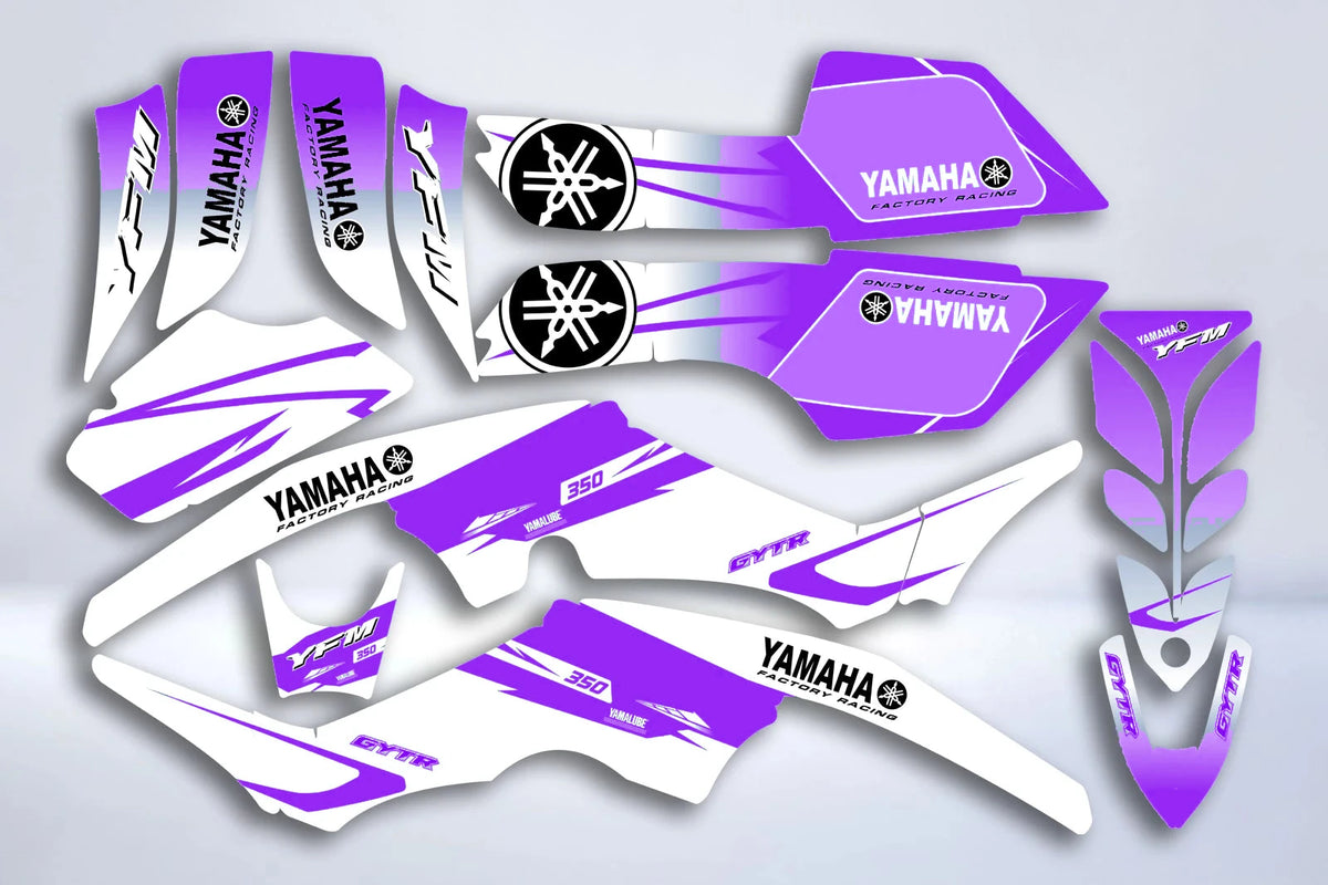 Graphics kit Yamaha YFM 350 Raptor - BLUE ORIGINAL