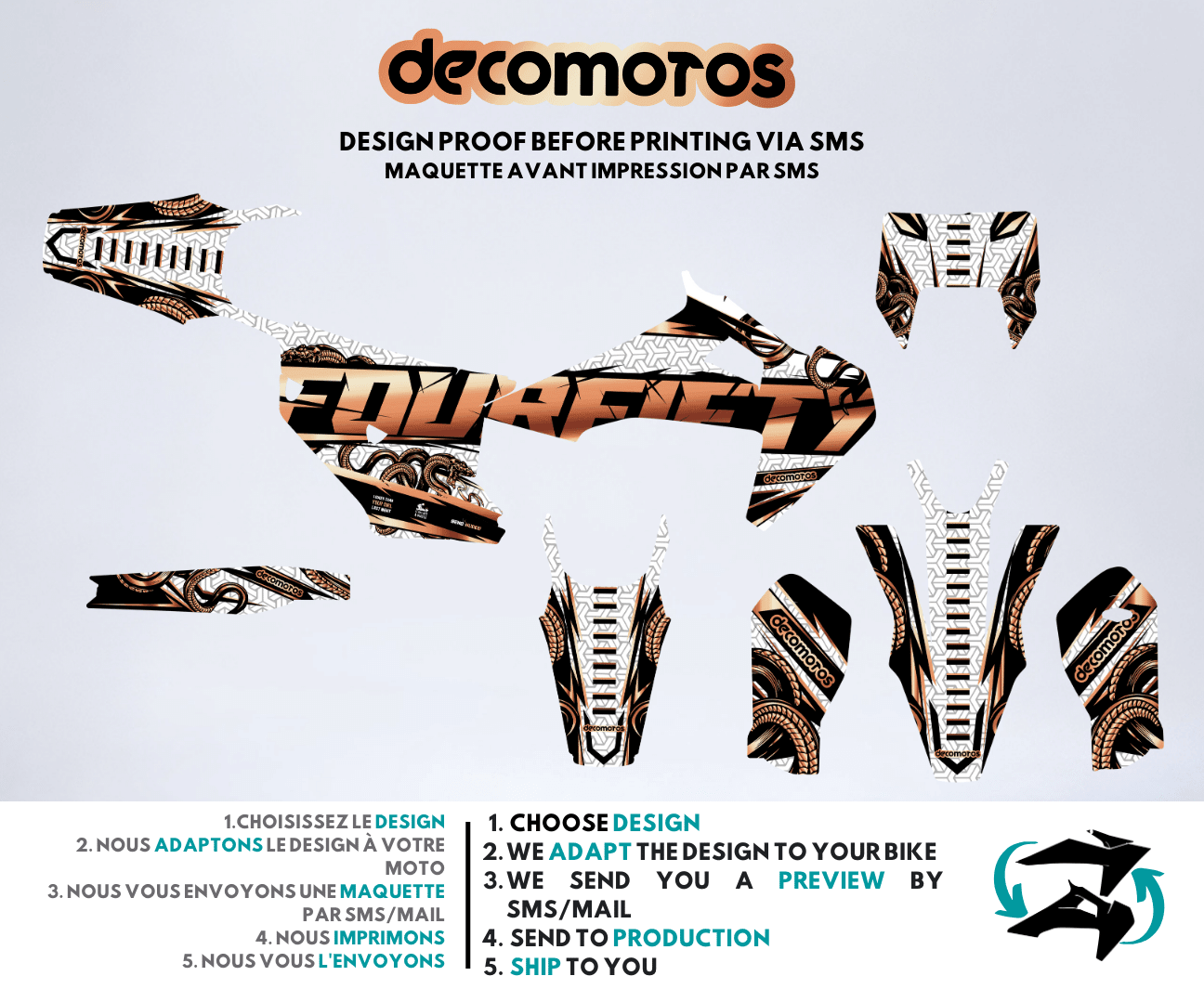 White FourFifty by @sumonico_official - Semi-Custom Deco Kit