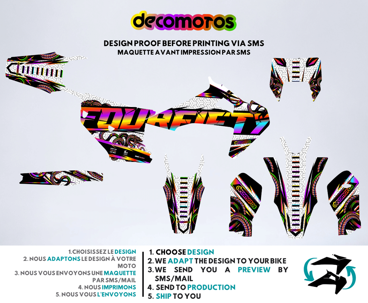 White FourFifty by @sumonico_official - Kit Déco Semi-Personnalisé