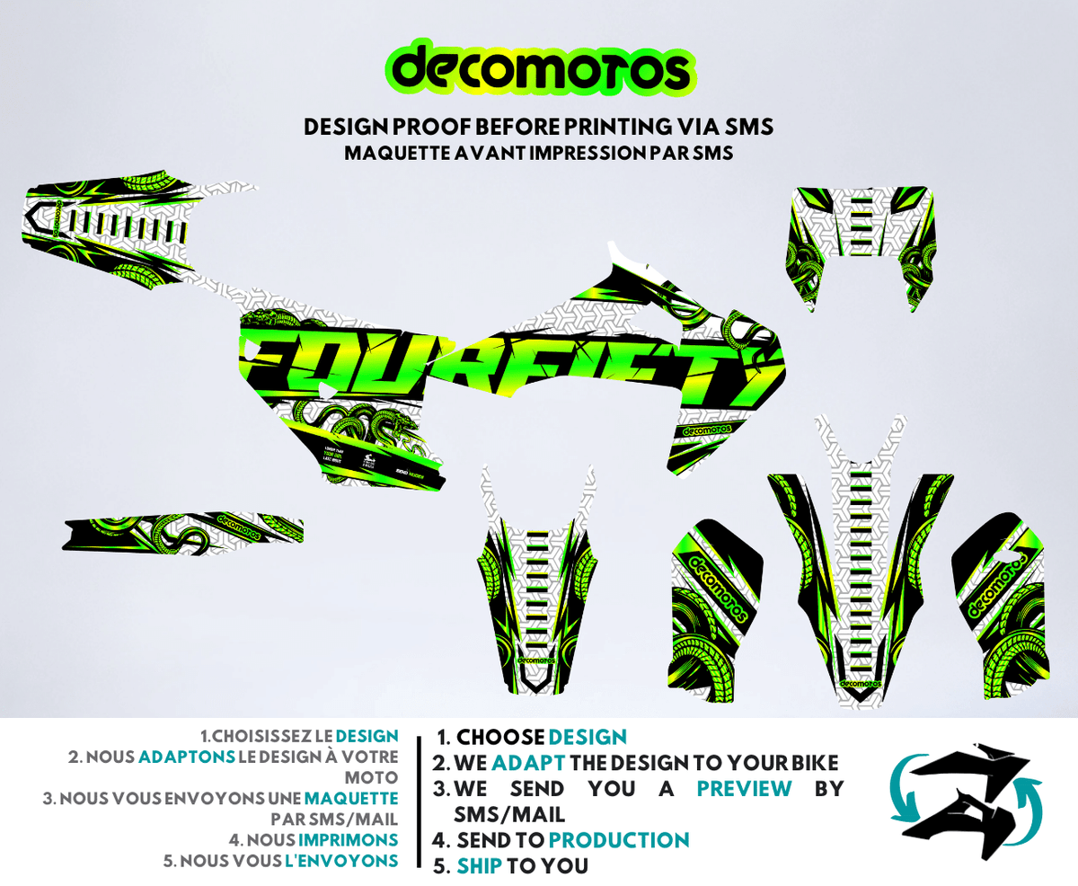 White FourFifty by @sumonico_official - Kit Déco Semi-Personnalisé