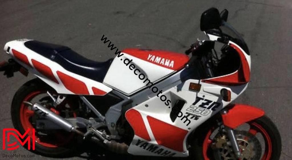 Kit déco YAMAHA TZR avant 2002 - RED & WHITE