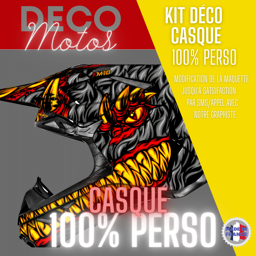 Kit Déco Casque 100% personnalisé