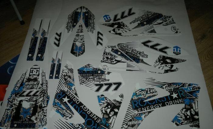 Dekor-Kit PEUGEOT XPS - ROCKSTAR BLAU