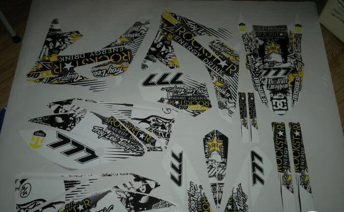 Dekor-Kit PEUGEOT XPS - ROCKSTAR GELB