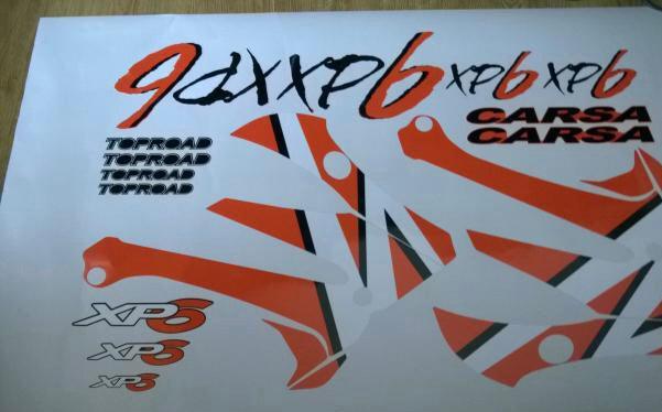 PEUGEOT XP6 2004-2012 - ORANGE #1 Deco Kit