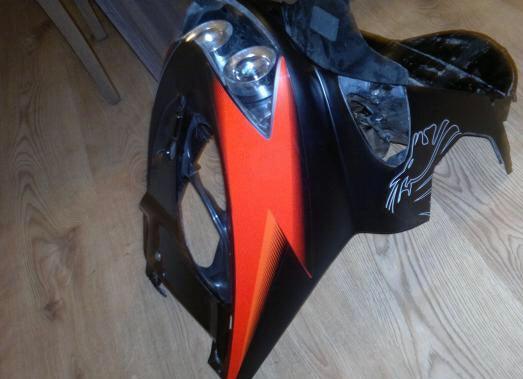 Dekorationskit APRILIA SR DI-TECH VORNE 2005 SCHWARZ
