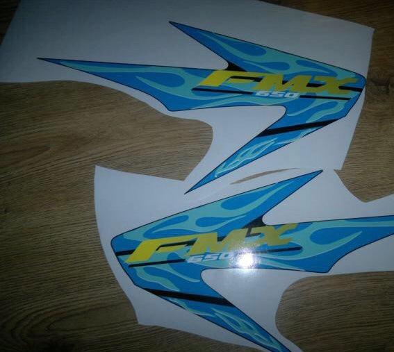 Dekor-Kit HONDA FMX BLAU