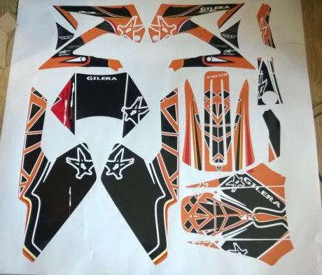 Kit Déco GILERA SMT / RCR AVANT 2011 - ORANGE