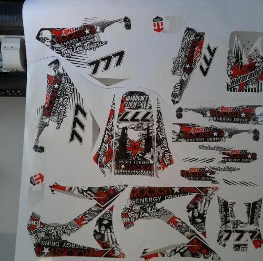 Kit Decorativo GILERA SMT / RCR ANTERIORE 2011 - ROCKSTAR