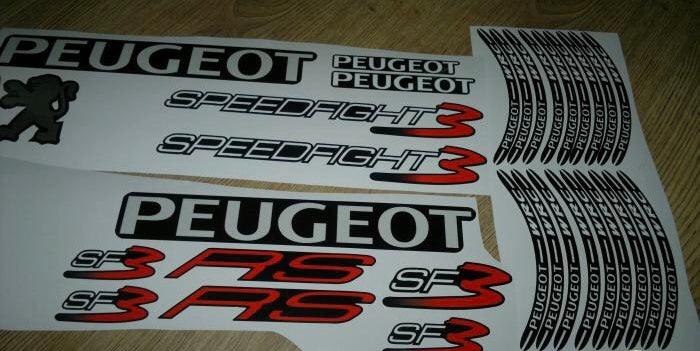 graphics kit PEUGEOT SPEEDFIGHT 3 - ORIGINE RED