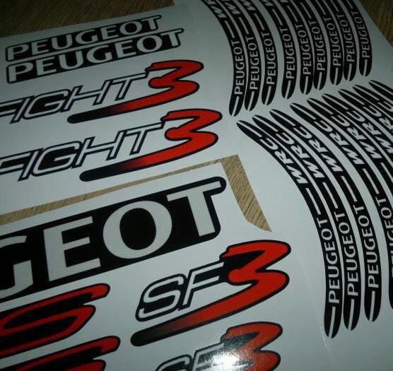 graphics kit PEUGEOT SPEEDFIGHT 3 - ORIGINE RED