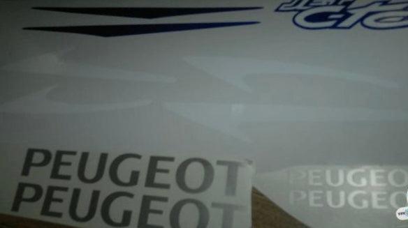 Dekorationskit PEUGEOT JET C-TECH - BLAU