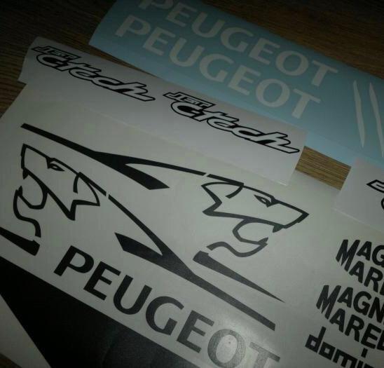Dekorationskit PEUGEOT JET C-TECH - WEISS