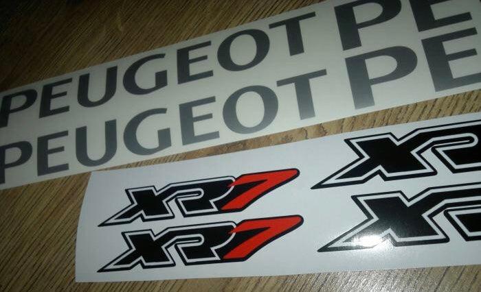 Kit Déco BLEU - PEUGEOT XR7