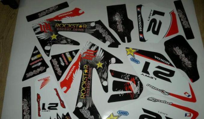 Kit déco HONDA CRF 250 2004-2009 ROCKSTAR