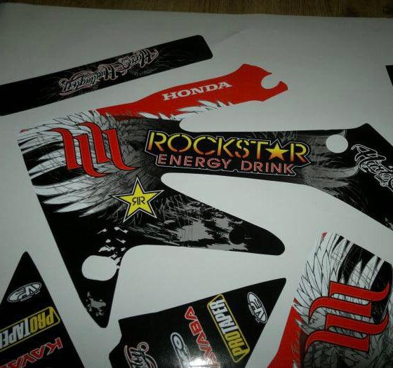 Kit déco HONDA CRF 250 2004-2009 ROCKSTAR
