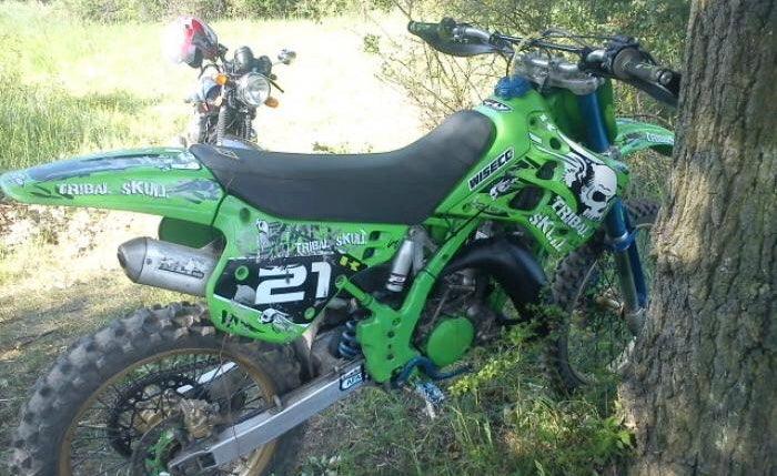Kit Deco KAWASAKI KX 125 1990-1991 TRIBAL SKUNK