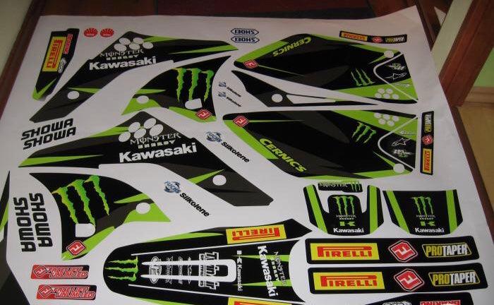 Kit Deco KAWASAKI KXF 250 2006-2008 MONSTER