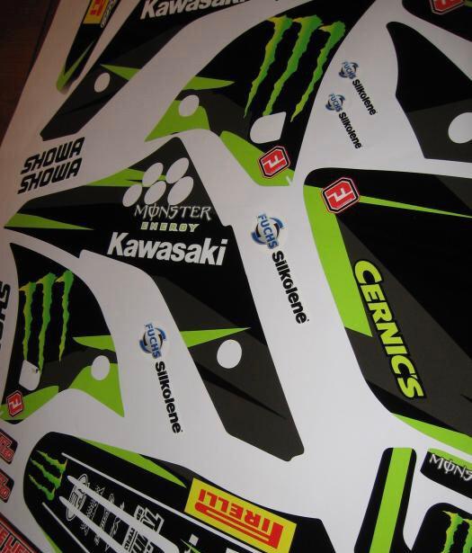 Kit Deco KAWASAKI KXF 250 2006-2008 MONSTER
