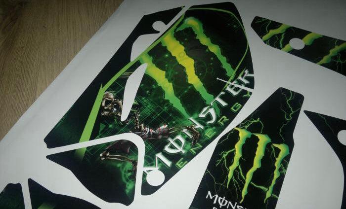 Kit Decoração KAWASAKI KXF 450 2006-2008 MONSTER #1