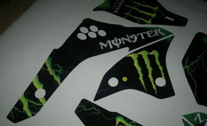 Kit Decoração KAWASAKI KXF 450 2006-2008 MONSTER #1