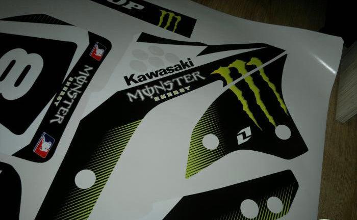 Dekorationskit KAWASAKI KXF 450 2006-2008 MONSTER #2
