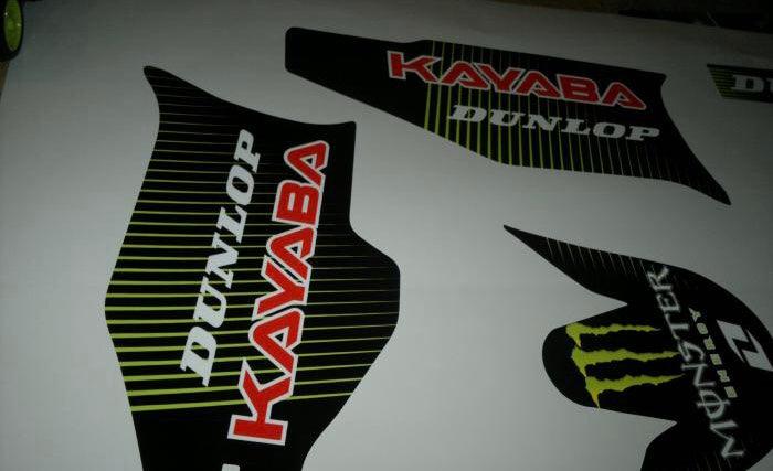 Dekorationskit KAWASAKI KXF 450 2006-2008 MONSTER #2