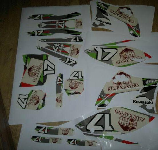 Kawasaki KXF 450 2009-2011 Klub Kasyno Deco Kit