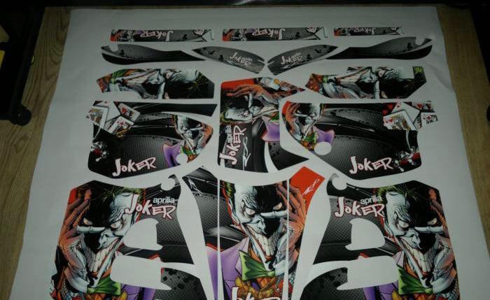 graphics kit Aprilia RX 50 FRONT 2006 (1994-2005) - JOKER
