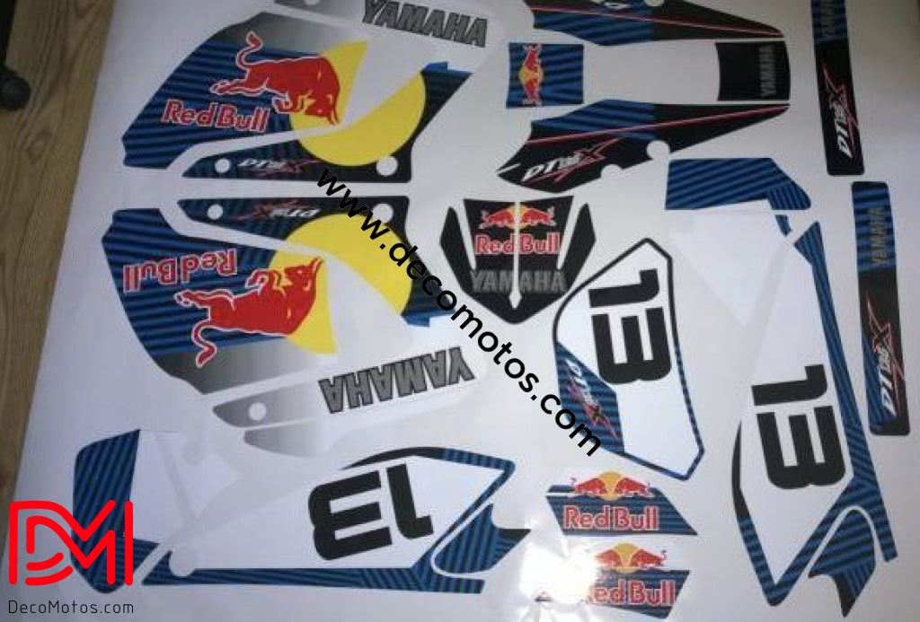 Kit Deco Yamaha Dtr Dtx 125 2004-2006 Red Bull