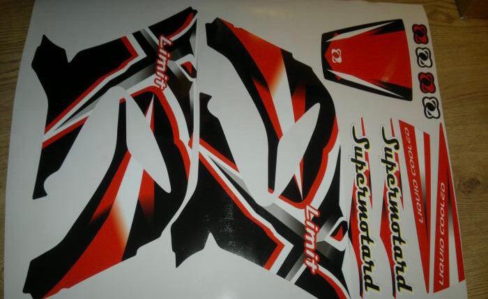 kit gráfico MBK X-LIMIT - ROUGE