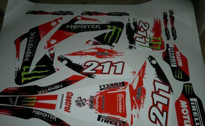Kit Déco HONDA CR 125 2006 MONSTER
