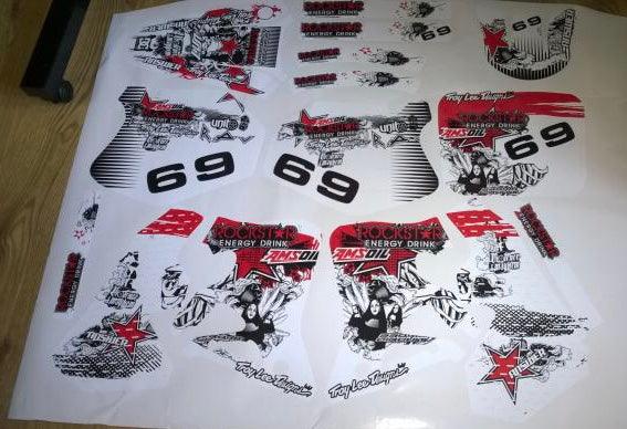 graphics kit HONDA CR 125-250 1995-1997 - ROCKSTAR #2