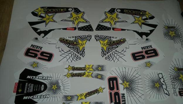 kit grafiche SUZUKI RM 125-250 1999-2000 - ROCKSTAR