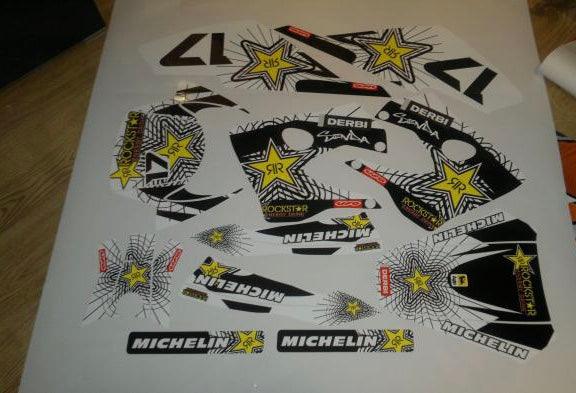 Dekorationskit DERBI XTREME 2003-2004 - ROCKSTAR B