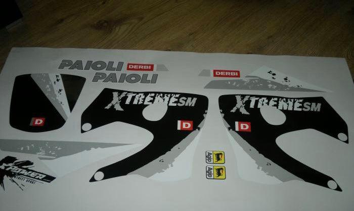 Dekorationskit DERBI XTREME 2003-2004 - ORIGINE SCHWARZ