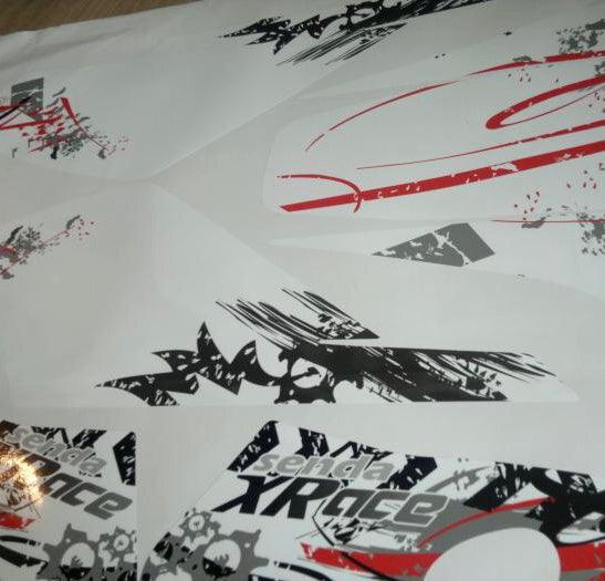 Dekorationskit DERBI XTREME 2003-2004 - REPLICA RACING