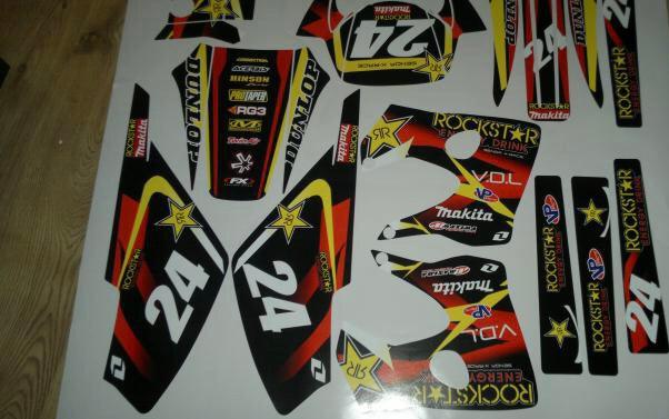 Dekorationskit DERBI XTREME 2003-2004 - ROCKSTAR