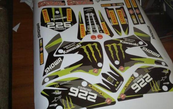 Kit Deco KAWASAKI KX 85-100 1998-2012 MONSTER