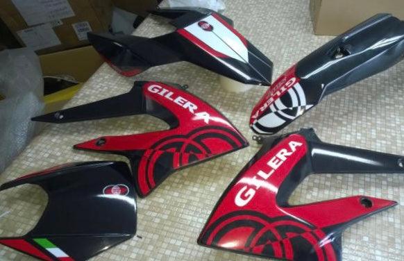 Kit Déco GILERA SMT / RCR 2011-2017 ORIGINE BLACK RED