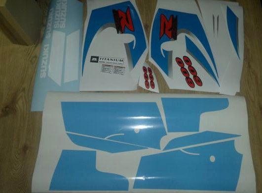kit gráfico SUZUKI GSXR 600 1999 - AZUL