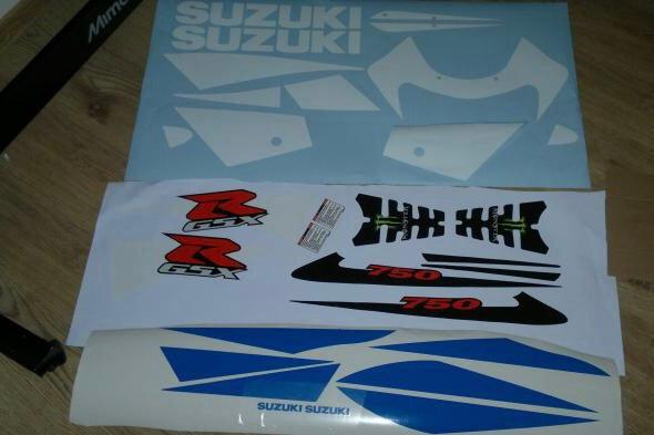 Dekor-Kit SUZUKI GSXR 750 2001 - WEISS