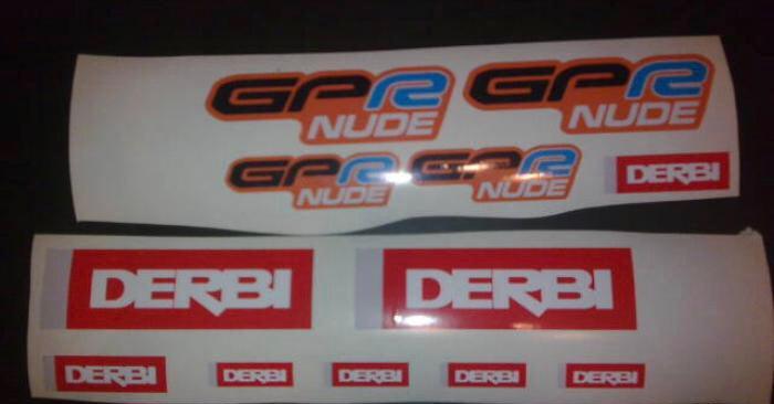 DERBI GPR NUDE Deco Kit - ORANGE
