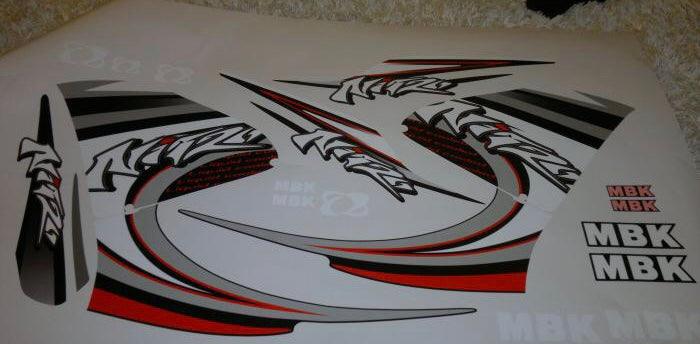 Dekor-Kit MBK NITRO 2011 - ROT
