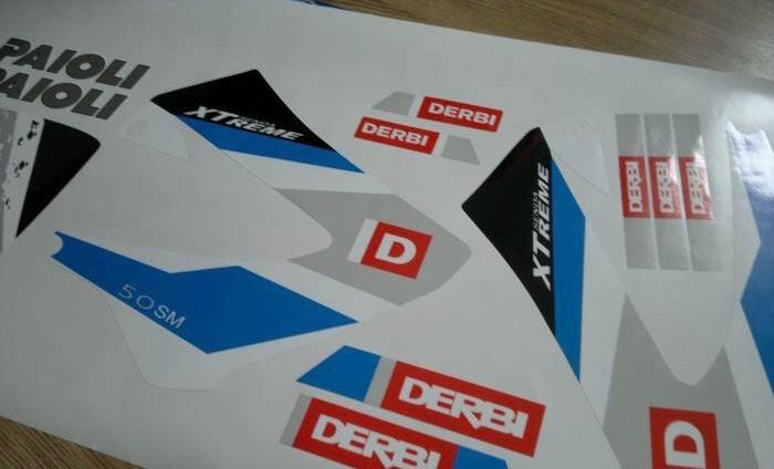 DERBI XTREME BEFORE 2011 Deco Kit - BLUE