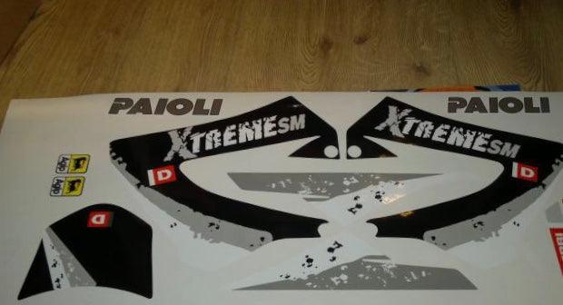 DERBI XTREME XRACE BEFORE 2011 Deco Kit - ORIGINE BLACK