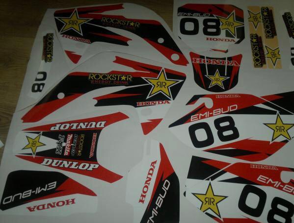 Kit Déco HONDA CRF 250 2004-2005 ROCK
