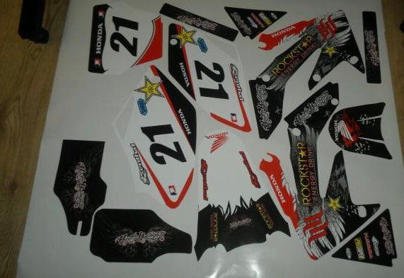 Kit Déco HONDA CRF 250 2004-2005 ROCKSTAR