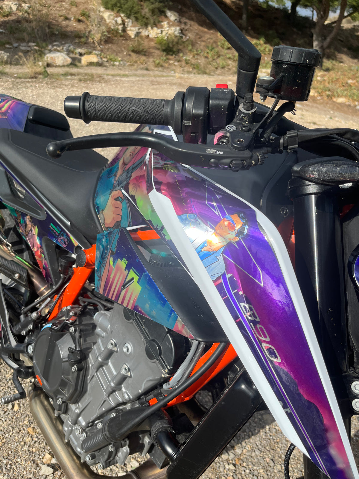 VICE CITY - Semi-Custom KTM DUKE graphics kit