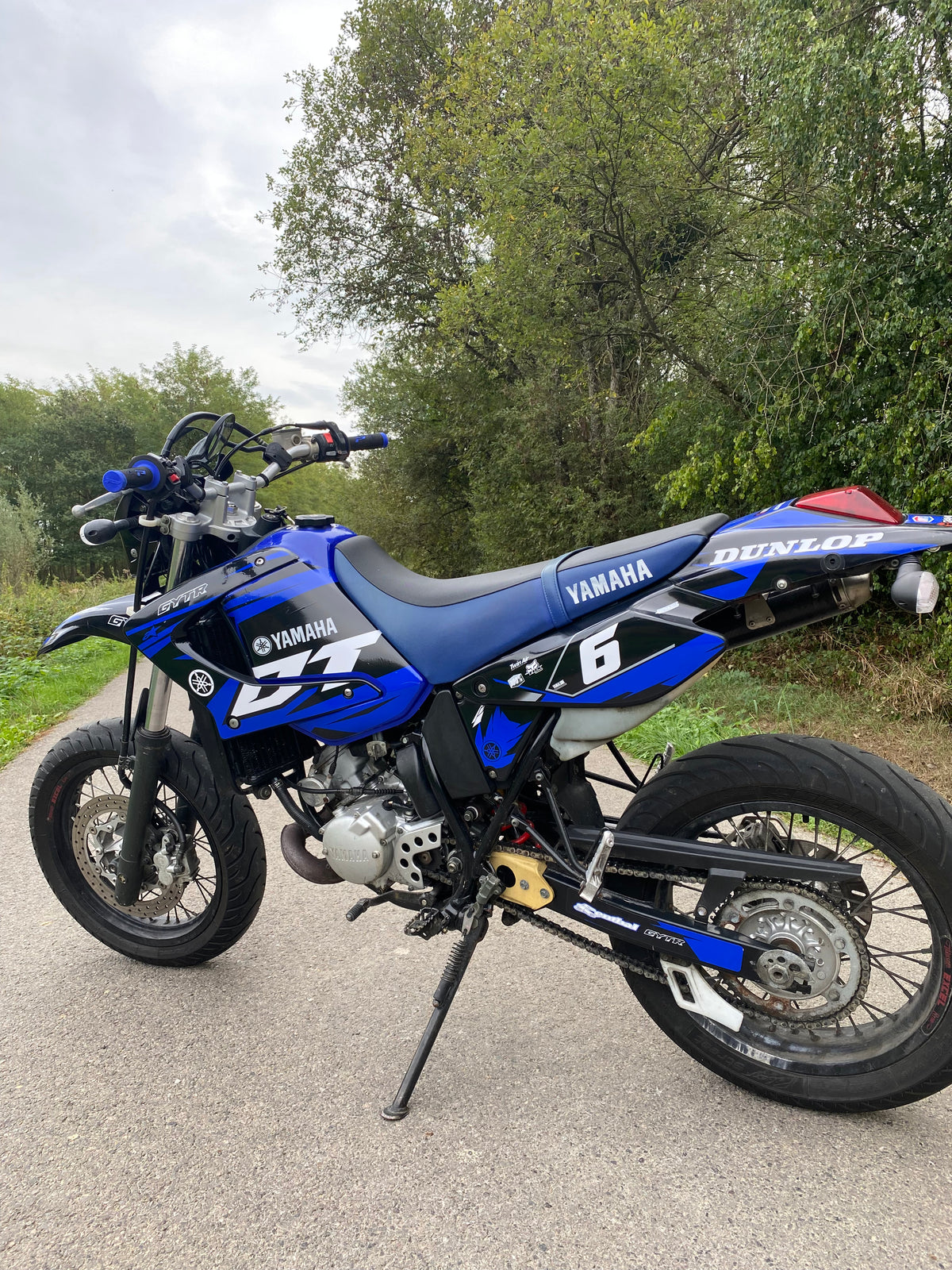 Kit Déco Yamaha DTR DTX 125 2004-2007 - BLEU